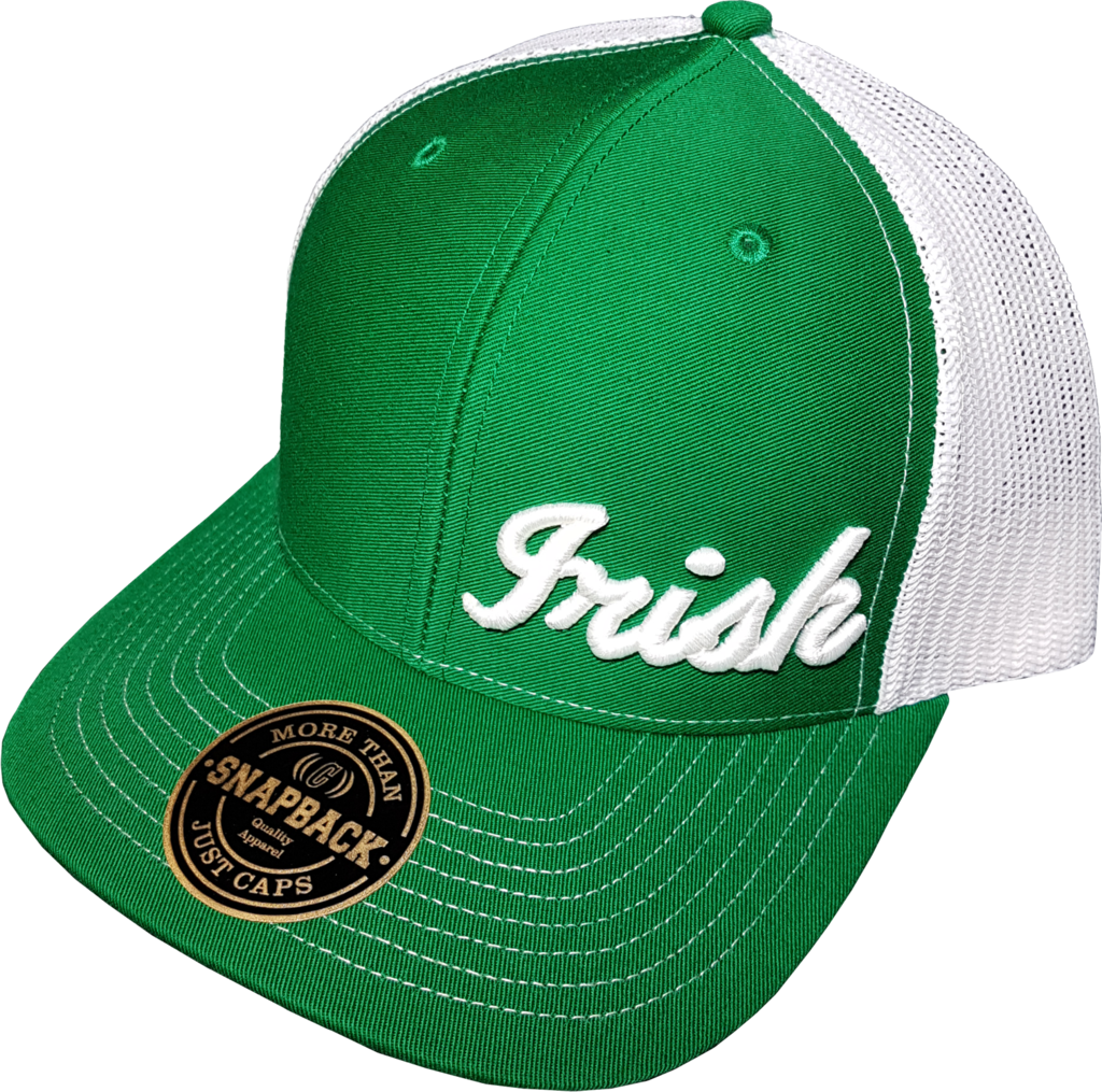 Irish Trucker Snapback Clubhouse Exclusive Custom More - Baseball Cap (1024x1015), Png Download