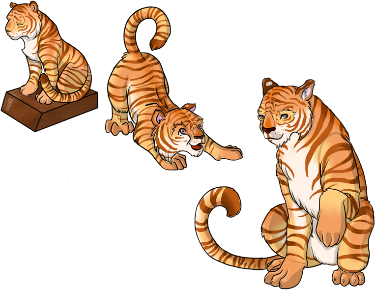 Strawberry Tiger - Siberian Tiger (804x612), Png Download