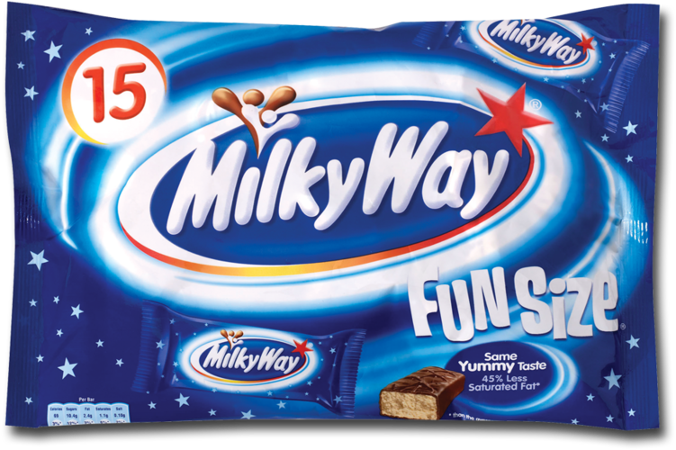 Milkyway Funsize 15pk - Milky Way Chocolate (800x800), Png Download