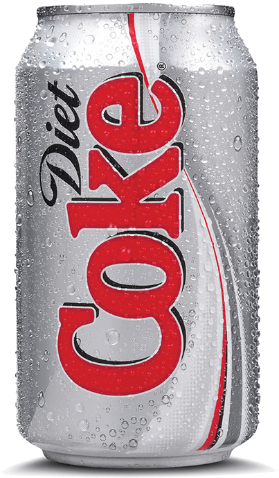 Diet Coke Can (442x748), Png Download