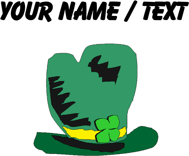 Custom Irish Hat Sweater (700x700), Png Download