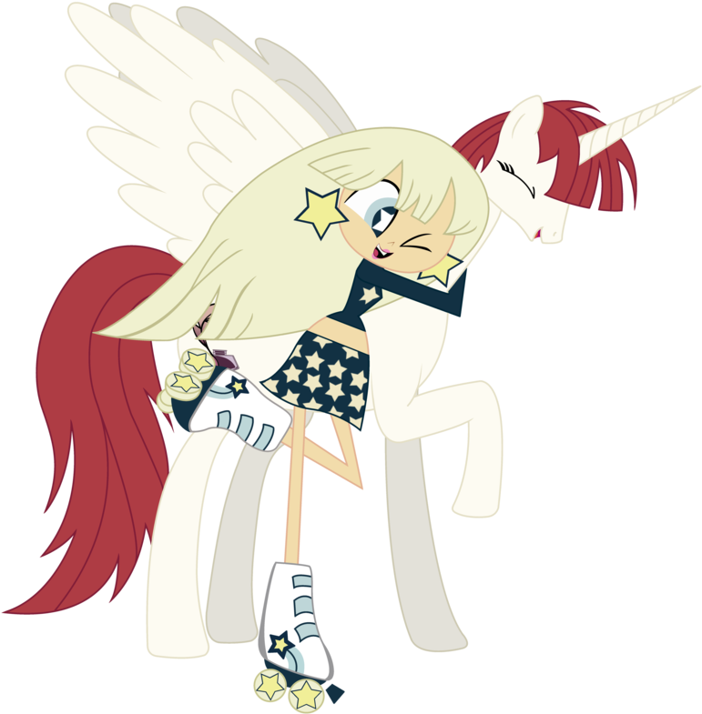 Randompinkpie, Crossover, Human, Lauren Faust, Milky - Lauren Faust Alicorn (808x1024), Png Download