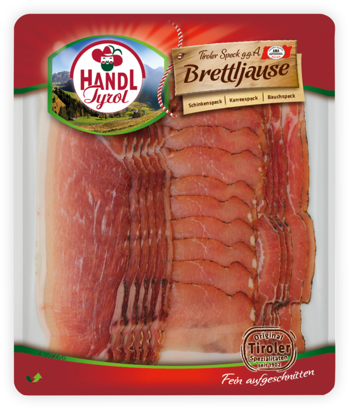 Ama Tiroler Speck Pgi Speck Platter Handl Tyrol - Cervelat (740x888), Png Download