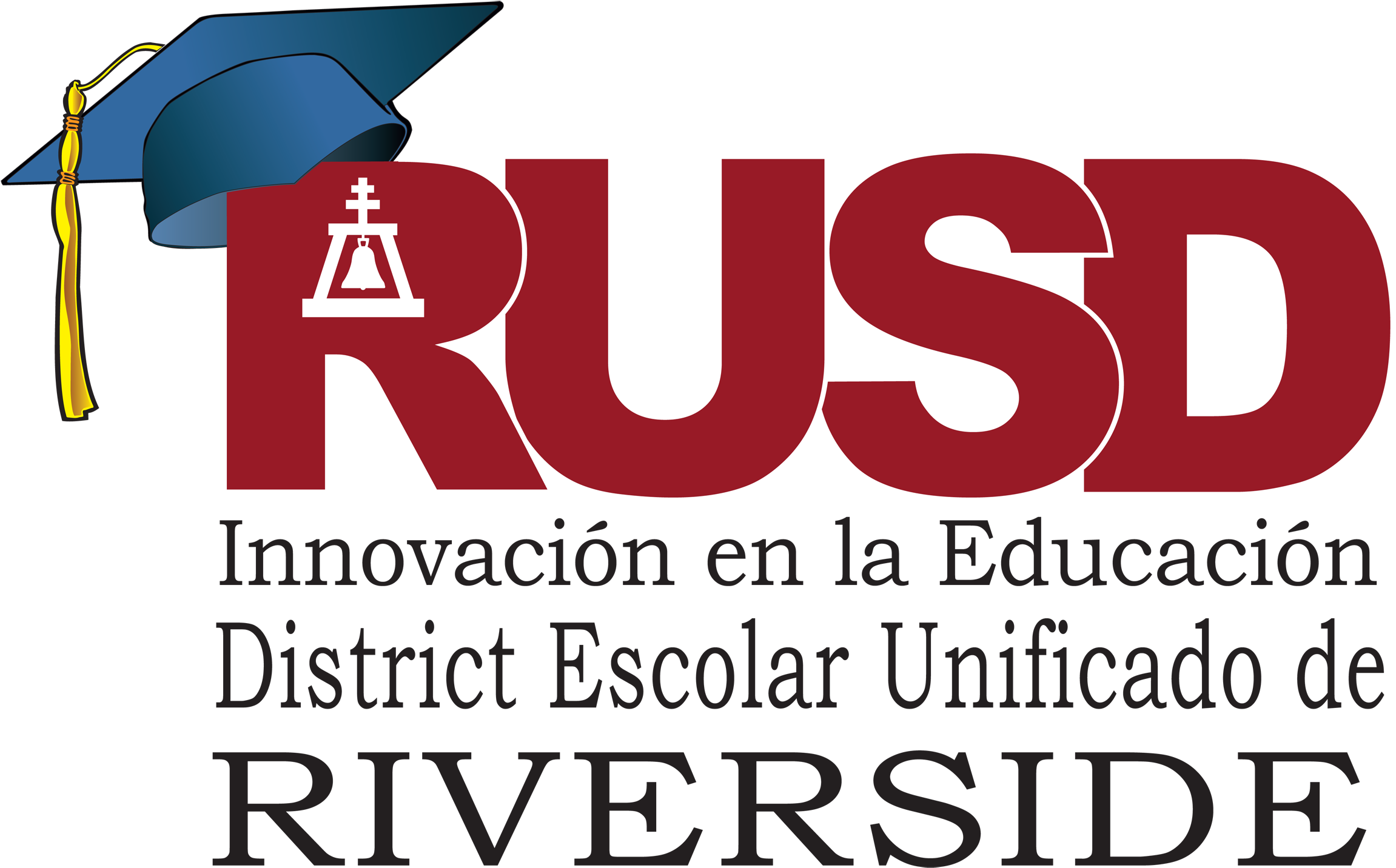 Rusd New Dist Logo Middle Large Size Spanish - Riverside Unified School District (2400x1540), Png Download