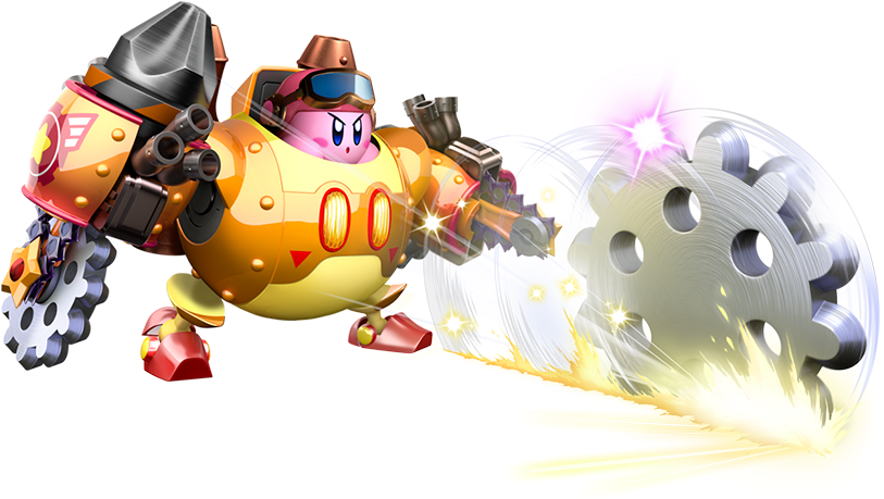 Switch Chara Cutter - Kirby Planet Robobot All Robot Abilities (1300x700), Png Download
