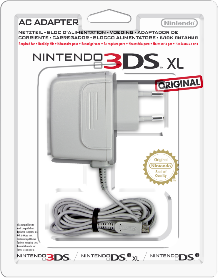 Power Supply 3ds - Nintendo 3ds (1396x1371), Png Download
