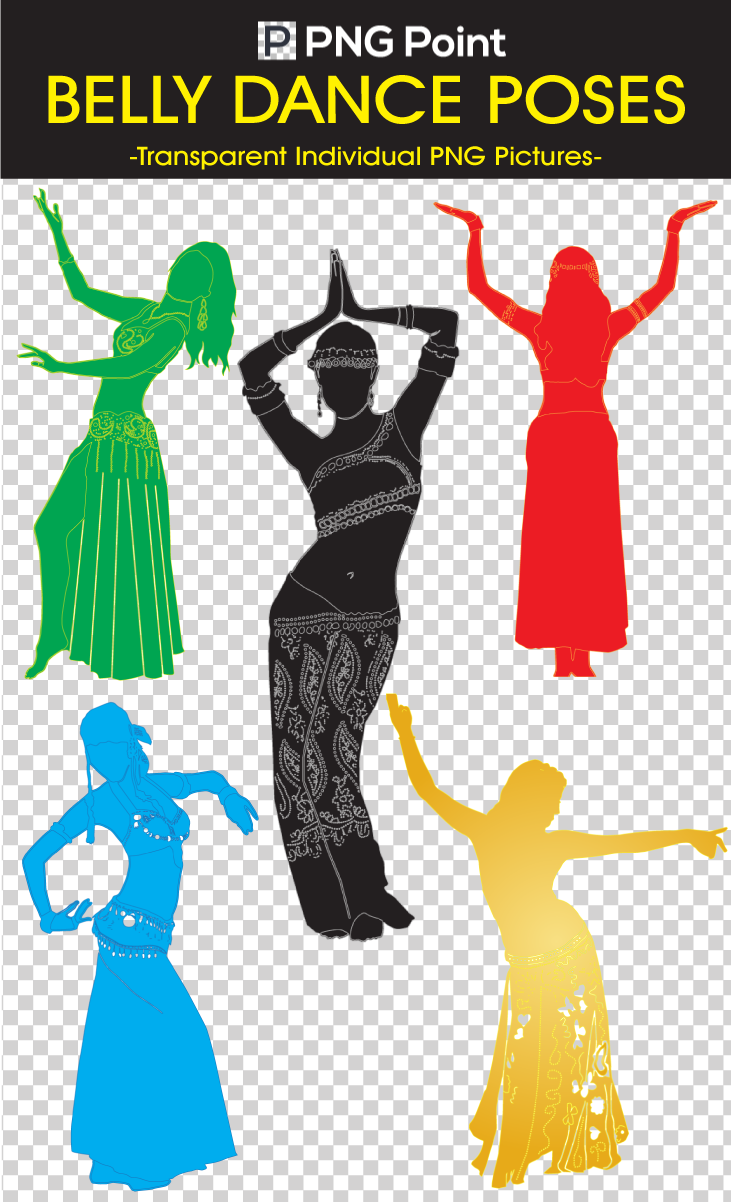 Silhouettes Images, Icons And Clip Arts Of Different - Belly Dancer Transparent Background (731x1202), Png Download