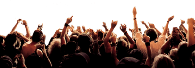 Crowd Clipart Transparent Background - Transparent Crowd (640x480), Png Download