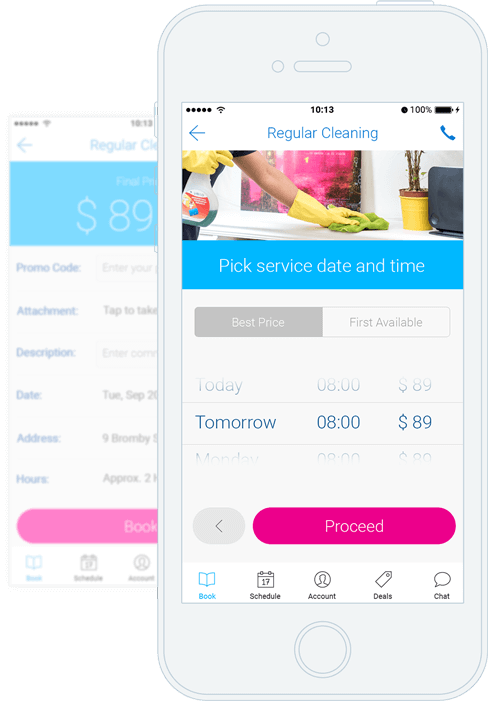 Cleaning Services Tailored To Your Needs - Cleaning Service App (488x701), Png Download