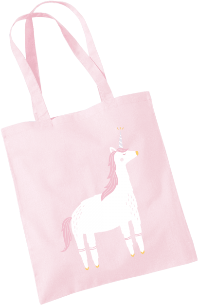 Pink Unicorn - Tote Bag (600x720), Png Download