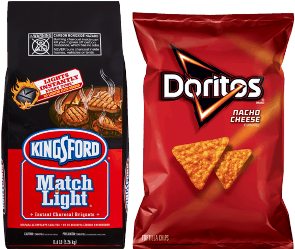 00 For Kingsford® Charcoal & Doritos® Tortilla Chips - Match Light Charcoal (600x514), Png Download