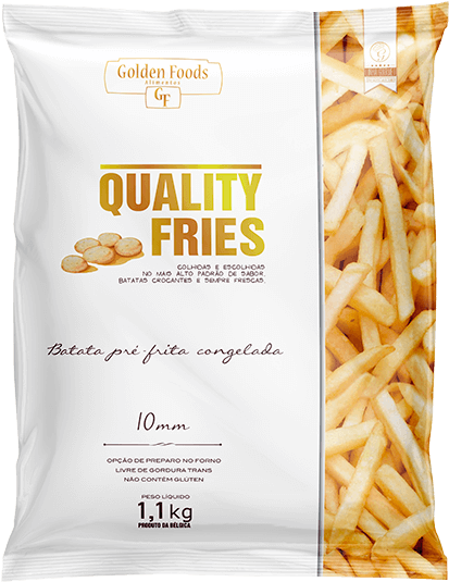 Batata Pré Frita Congelada (600x600), Png Download