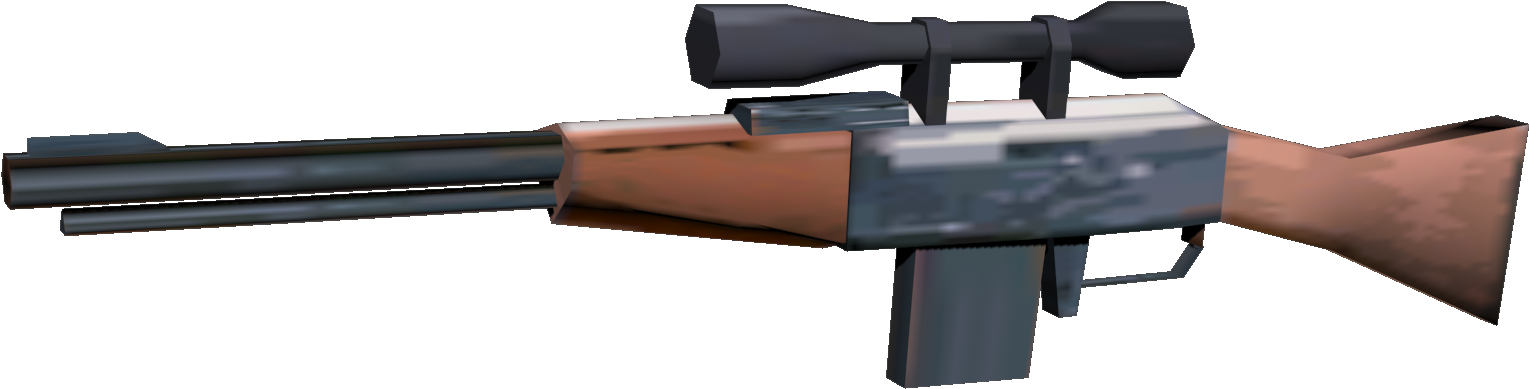 Shortened Pump-action Shotgun - Airsoft Gun (1588x480), Png Download