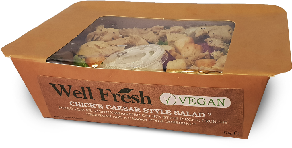 Chick'n Caesar Salad - Chocolate (1028x1028), Png Download