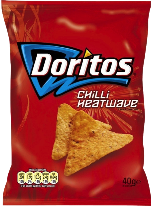 025 Squares Salt & Vinegar - Doritos Chilli Heatwave Png (524x714), Png Download