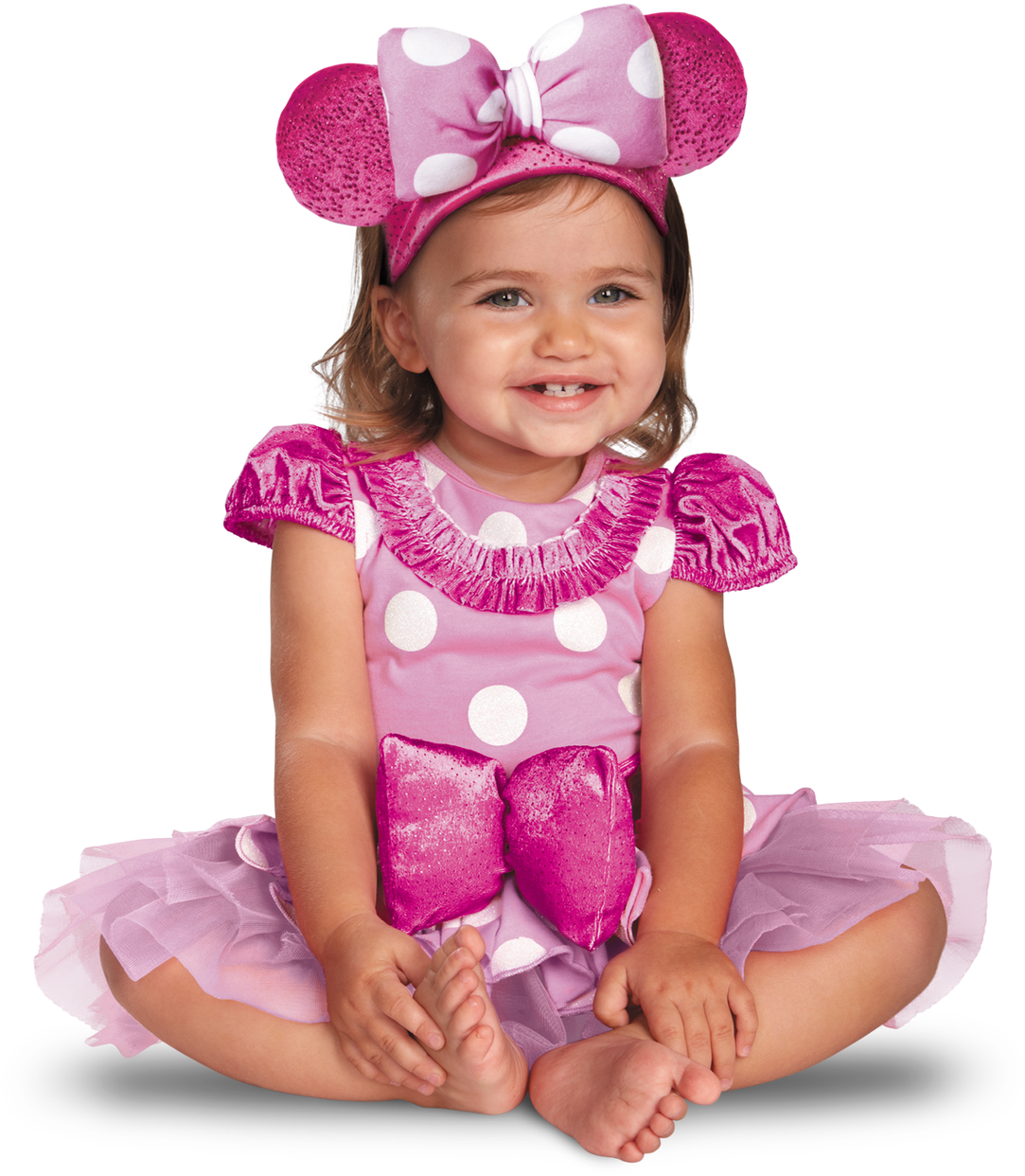 Disney Minnie Mouse Pink Prestige Infant Girls Costume - Minnie Mouse Baby Costume Png (1280x1280), Png Download
