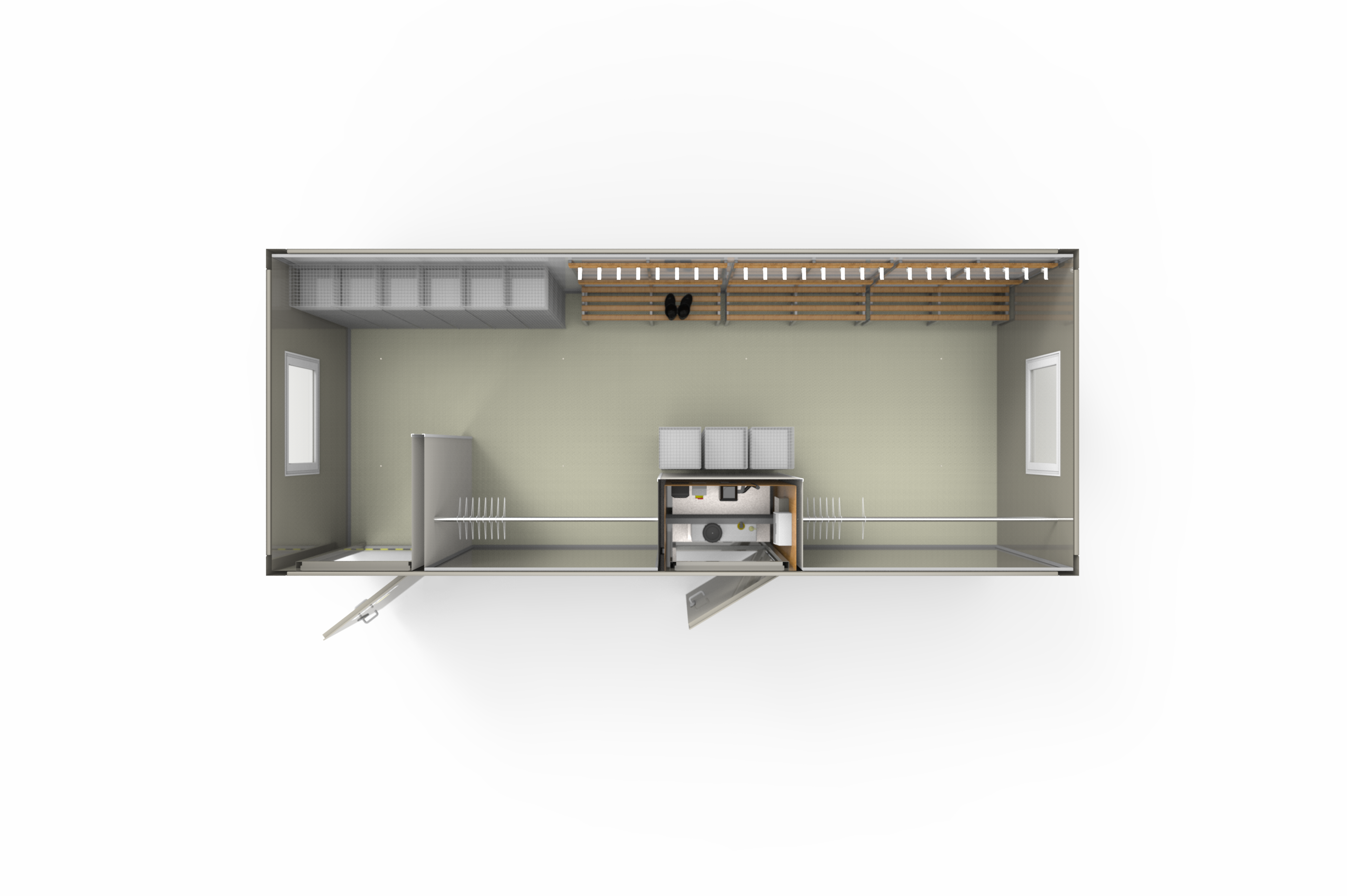 10×8 Solar Drying Room - Shelf (3840x2555), Png Download