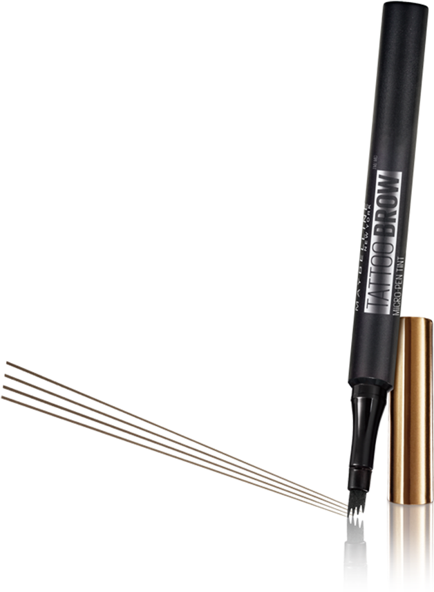 Brow Tattoo Microblading Pen Maybelline (760x1130), Png Download