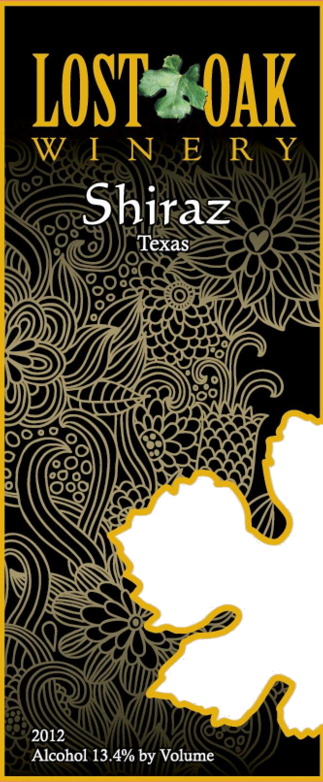 Lost Oak Winery Shiraz “ - Wine (666x1612), Png Download