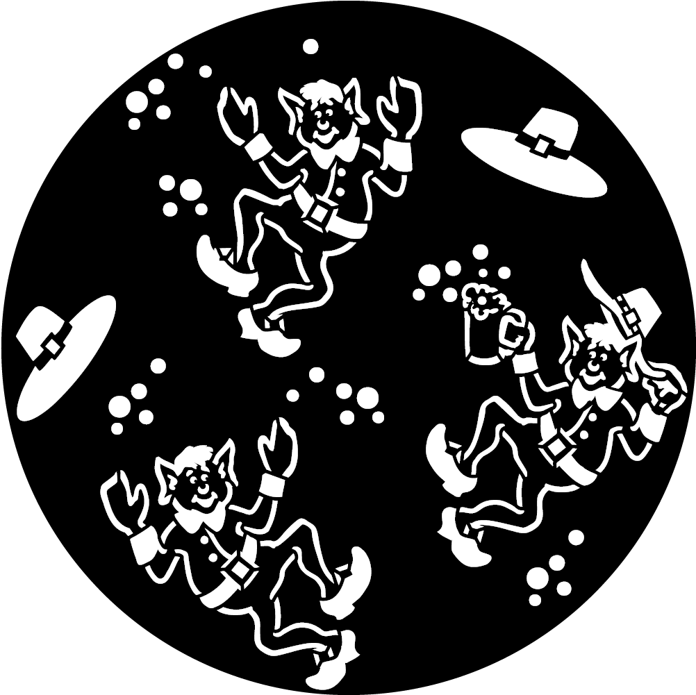 Apollo Design "elves Dancing" Steel Pattern - Circle (1200x1200), Png Download