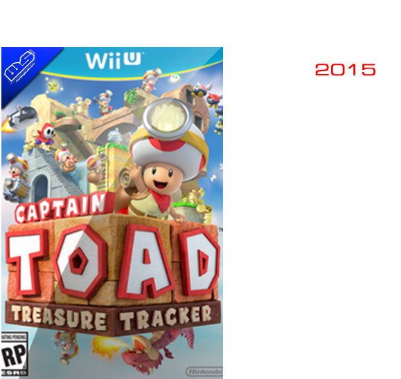 This Page Contains All Info About Captain Toad Treasure - Wii U Games 2018 (637x577), Png Download