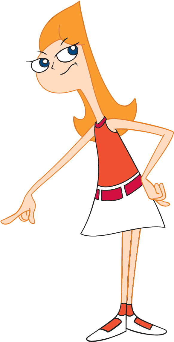 Phineas & Ferb - Cartoon (589x1167), Png Download