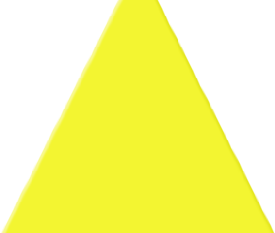 Yellow Triangle Cliparts - Triangle (640x480), Png Download
