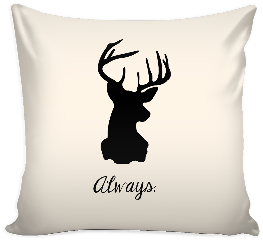 Always - - Stag Black And White (1024x1024), Png Download