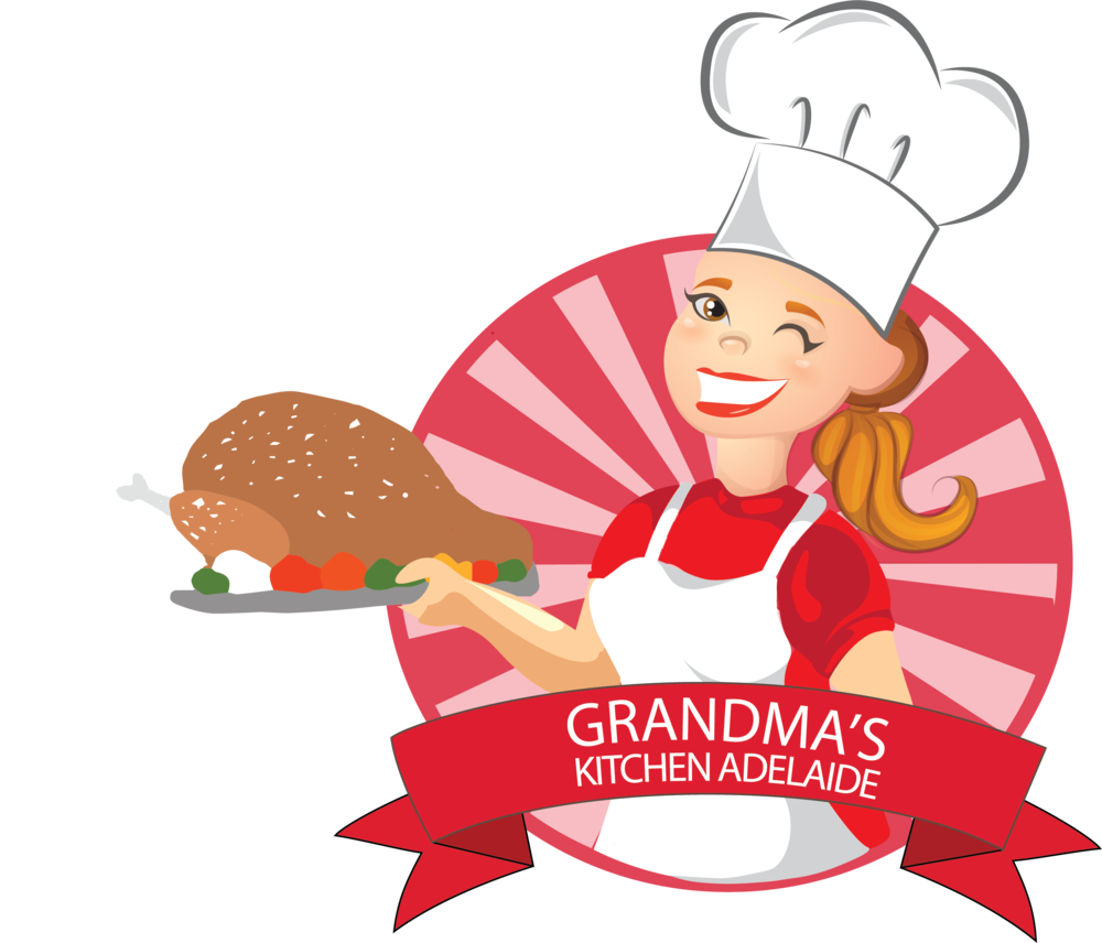 S Kitchen Adelaide - Grandma Chef Cartoon (1000x856), Png Download