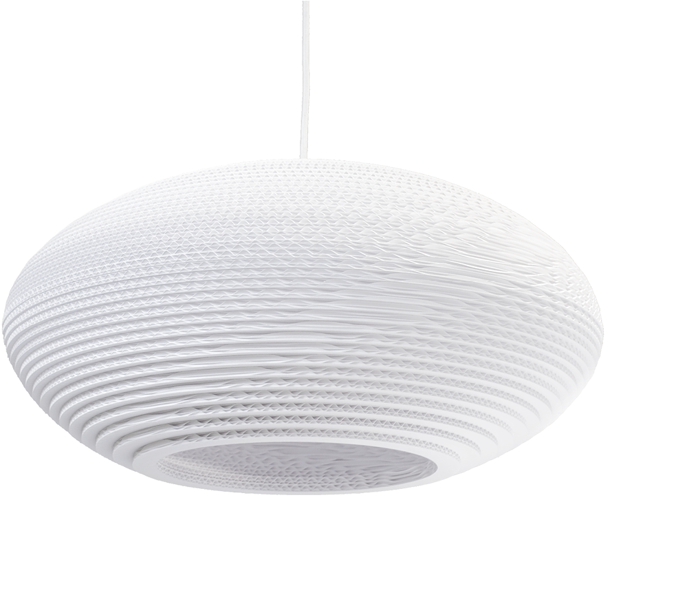 Disc 20 Scraplight White Pendant Light-0 - Ceiling Fixture (1108x873), Png Download