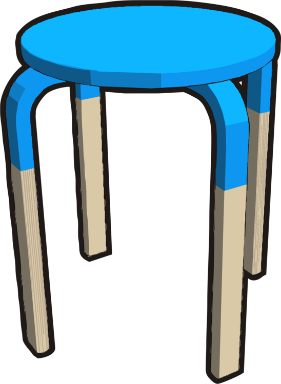 Table Bar Stool Red Chair - Free Clipart Table (548x750), Png Download