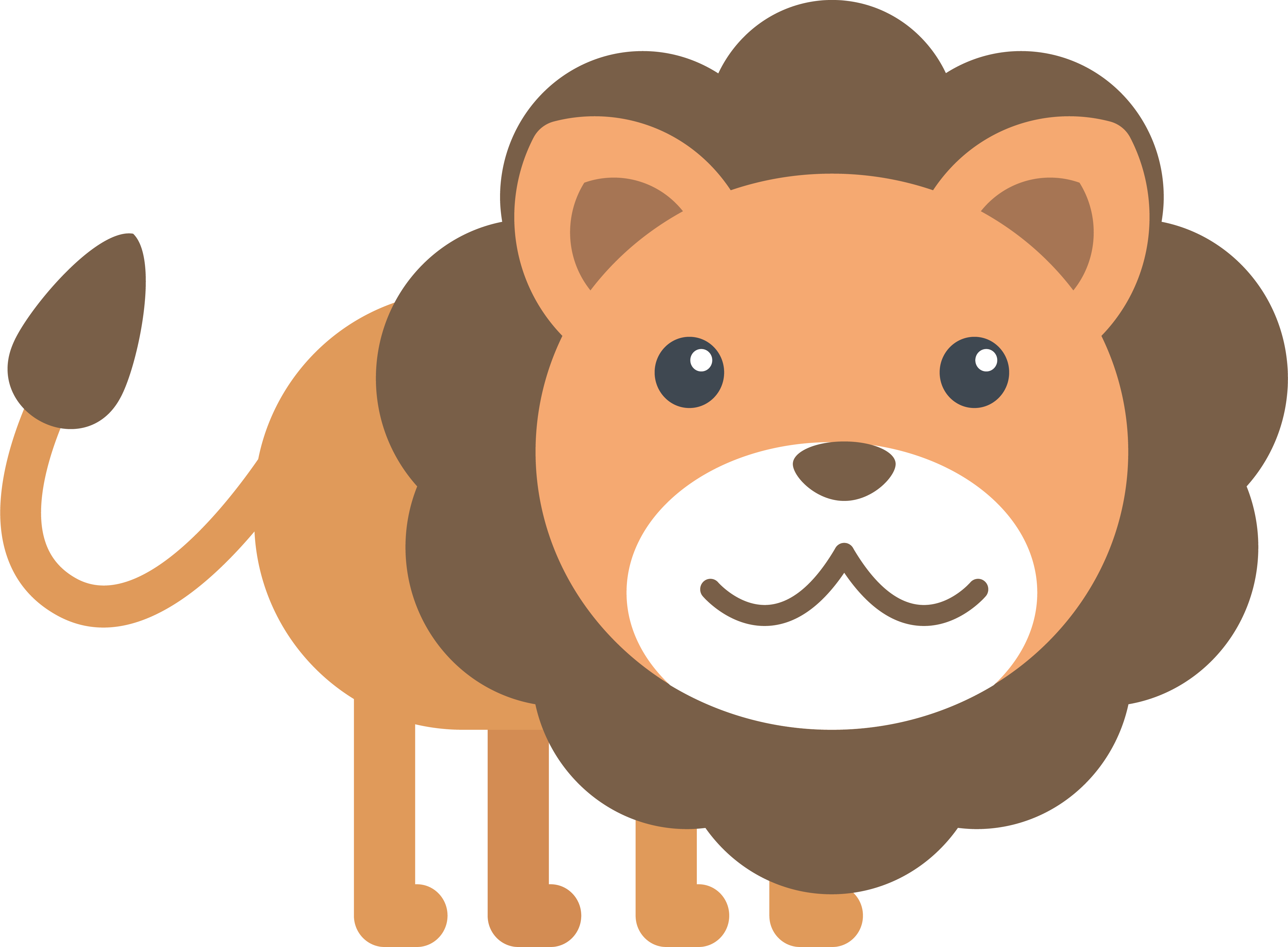 Download Clip Art Transprent Png Free - Cute Lion Vector Png ...