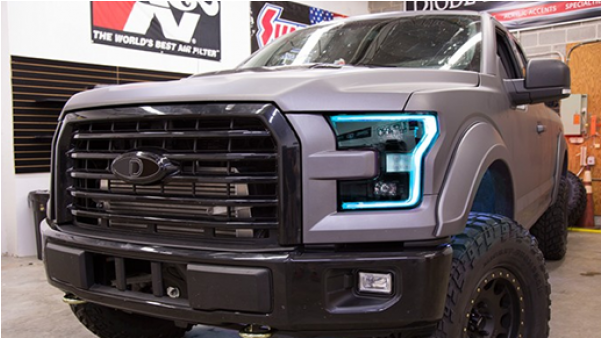 Diode Dynamics Ford F150 15-16 Multicolor Drl Led Boards - Ford Super Duty (600x600), Png Download