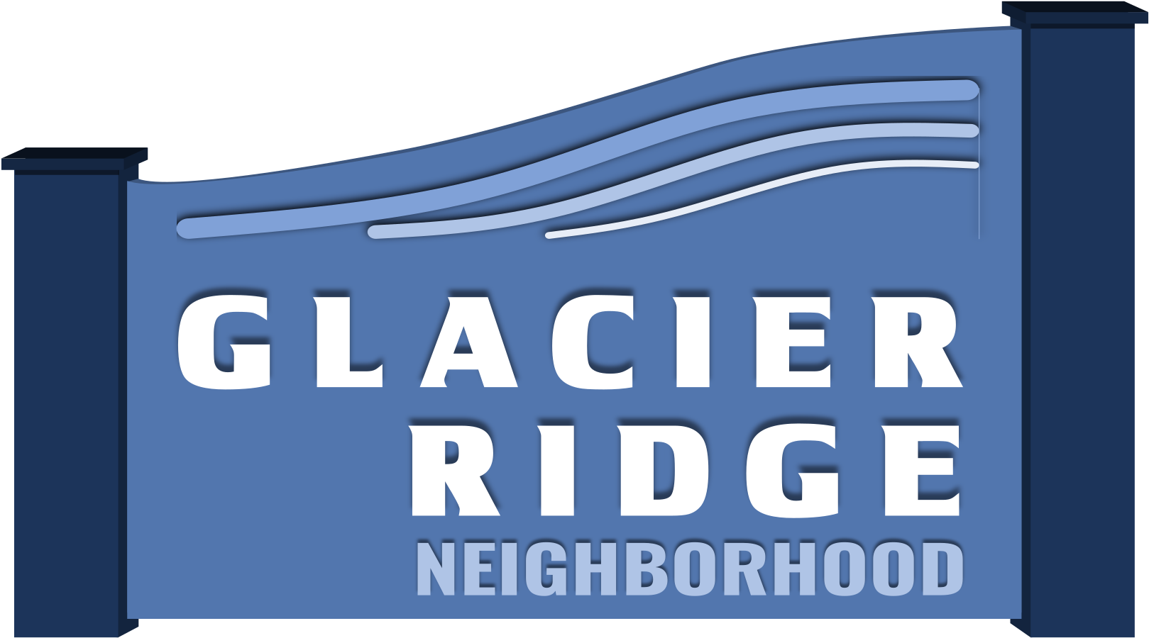 The Ice Age Trail Leads To Glacier Ridge - Graphic Design (1722x1015), Png Download