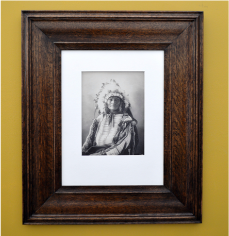 Art Deco Picture Frame 106 02 - Chief Goes To War, Sioux (718x472), Png Download