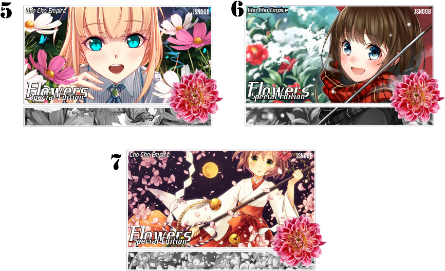 Closed ❀~*flowers Se*~❀ - Flowers With White Background (881x563), Png Download