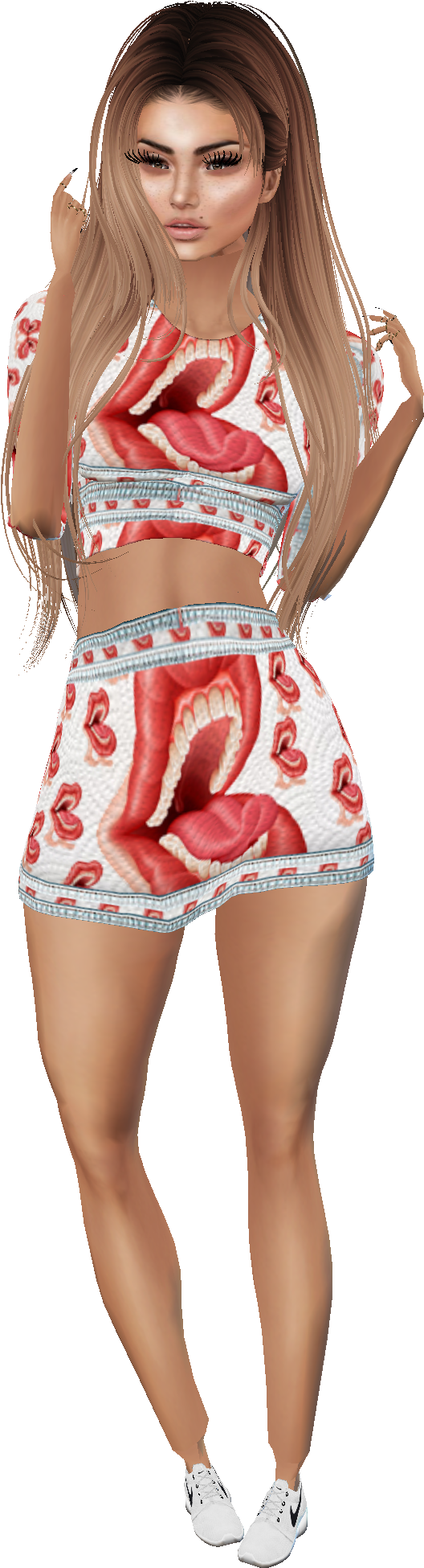 Imvu Look Af - Imvu Look (2048x2048), Png Download