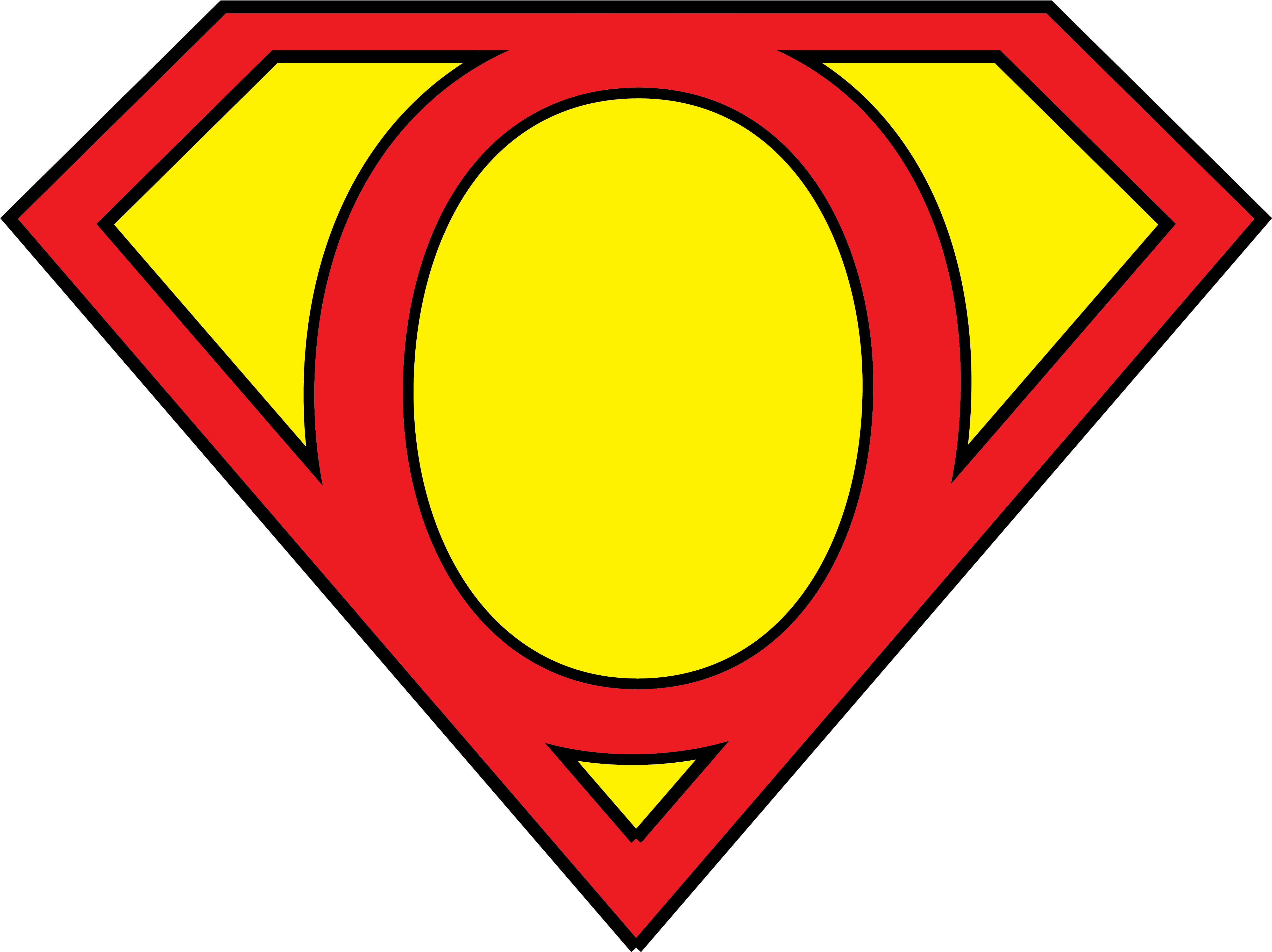 Budpo9j - Superman H Png (4908x4517), Png Download
