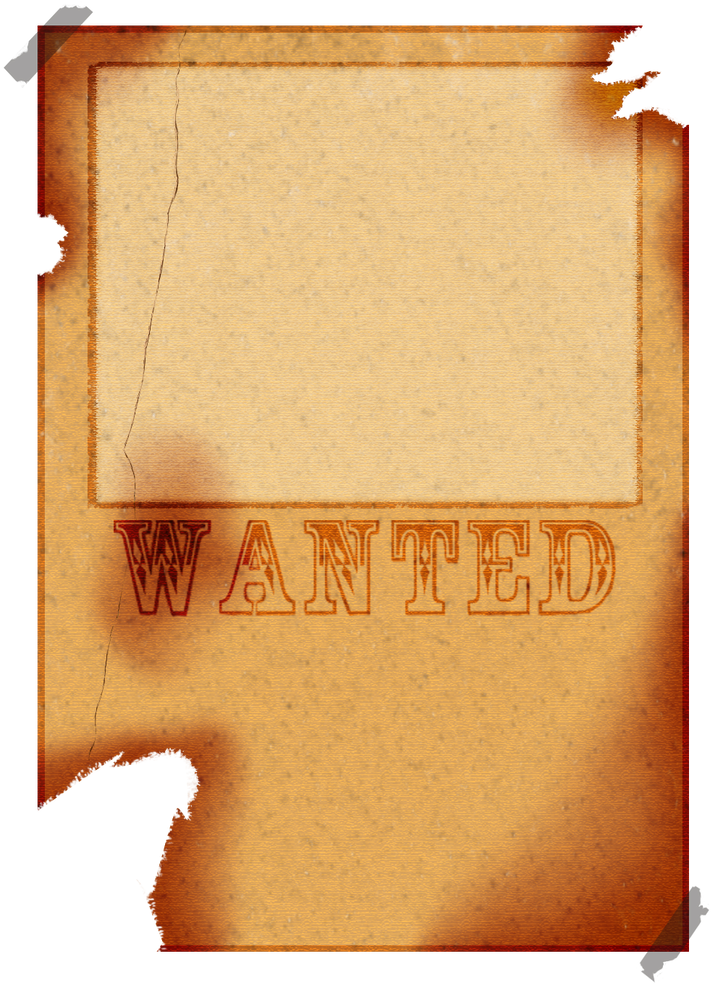 Clear Transparent Paper - Wanted Paper Png (749x1066), Png Download