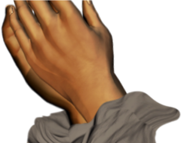 Hand Emoji Clipart Prayer Hand - Transparent Prayer Hand Png (640x480), Png Download