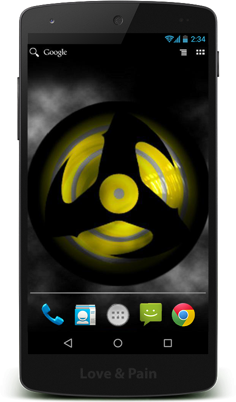 Sharingan Live Wallpaper Pro For Android - Smartphone (480x800), Png Download