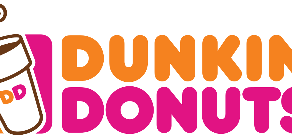 Old Dunkin Donuts Png Logo - Dunkin Donuts India Logo (1000x478), Png Download