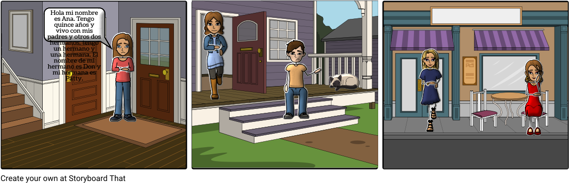 Pobre Ana - Everyday Use Storyboard (1164x385), Png Download