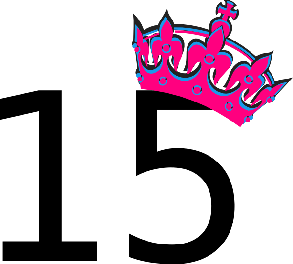 Happy Birthday 15 Png (600x541), Png Download