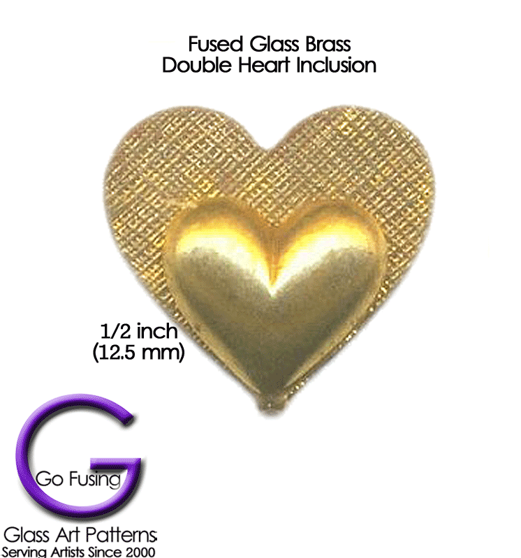 Fused Glass Inclusion - Heart (800x800), Png Download