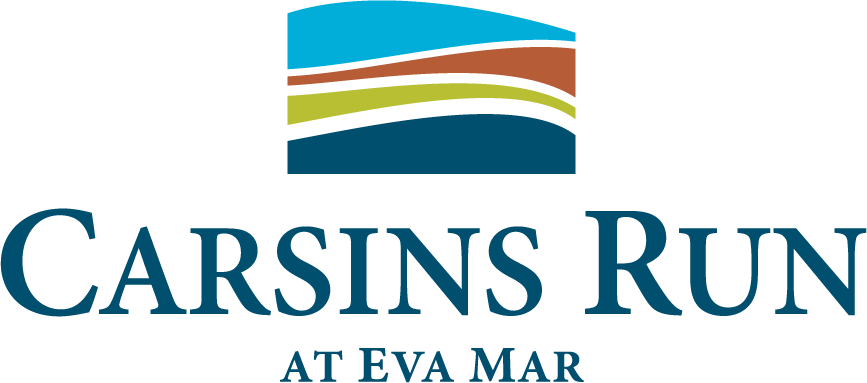 Carsins Run At Eva Mar - Graphic Design (867x383), Png Download
