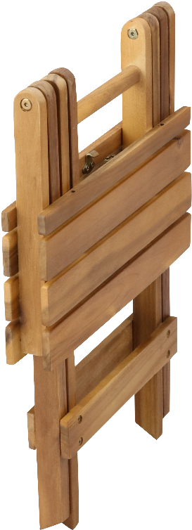 Acacia Hardwood Director Chair Set With Pineapple Print - Bench (1066x1600), Png Download