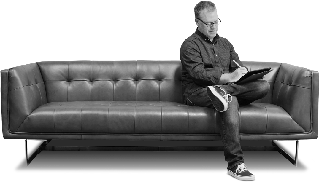 As Our Resident Creative Extraordinaire, David Is A - Studio Couch (1200x781), Png Download