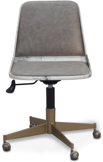Cement Chair With Wheels - Office Chair (570x570), Png Download
