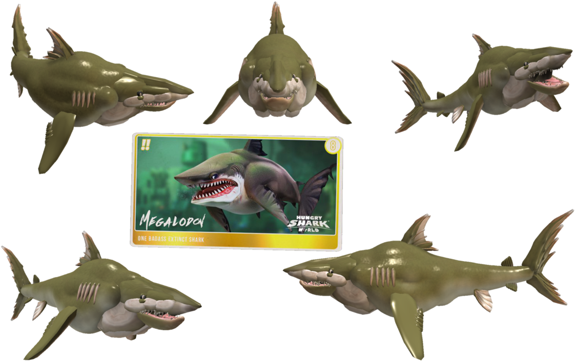 Great White Shark Clipart Cookie Cutter Shark - Hungry Shark World Toys (1131x707), Png Download